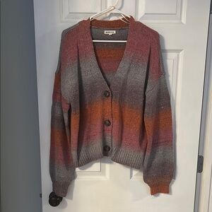 Margeaux & Ellie Multicolor Striped Cardigan